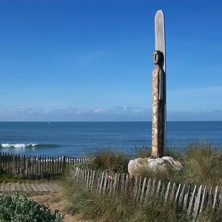 Maison 4 Pers à 200m De La Et Du Surf - Wifi, Jardin Et Parking - Fr-1-231-170 Casa vacanze Brétignolles-sur-Mer